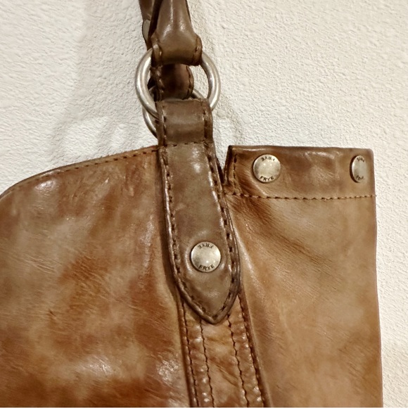 Frye Melissa Tote Hand Dyed Brown Leather - Picture 2 of 14